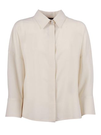 Fabiana Filippi Burro Diamond Thread Cropped Shirt