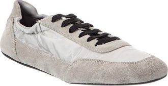 Prada Collapse Nylon & Suede Sneaker