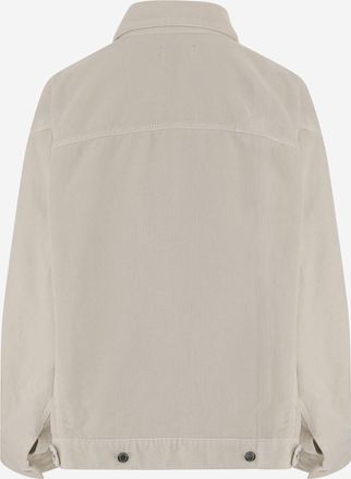 Haikure Womens Jacket Cotton Velvet White