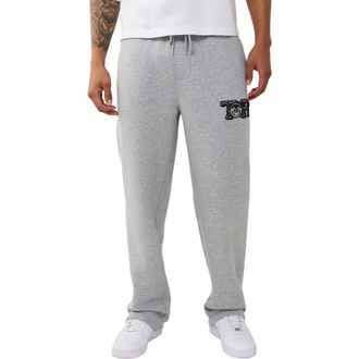 True Religion World Tour Champs Sweatpants in Heather Grey at Nordstrom, Size Xx-Large