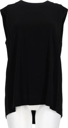 Vince Sleeveless Top with High Round Neckline