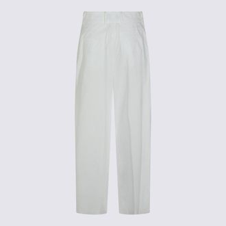 Moorer Womens Trousers White _co