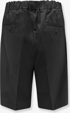 Hev&ograve; Mens Shorts Torre Lapillo Black Cotton