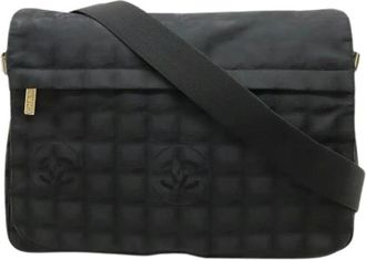 Chanel Pre-owned Cross Body Bags, female, Black, Size: ONE SIZE Pre-owned Fabric chanel-bags