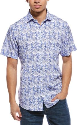 Tailorbyrd Tailorbyrd Distressed Printed Performance Shirt