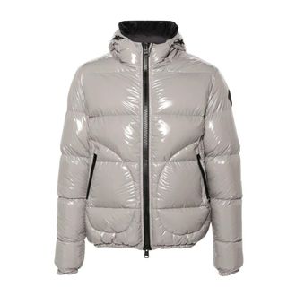 Herno Down Jackets, male, Gray, Size: XL Grey Parka Jacket & Coat Aw25
