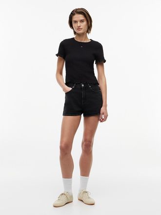 Tommy Hilfiger Womens Tommy Jeans Stretch Denim Short - Denim Black - 29
