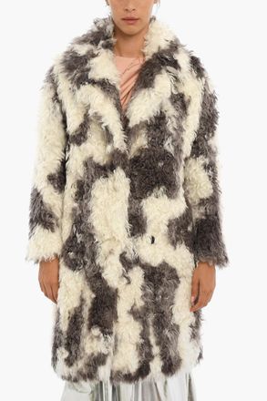 Lanificio Becagli Faux-Fur Coat with Hood Becagli Since 1944