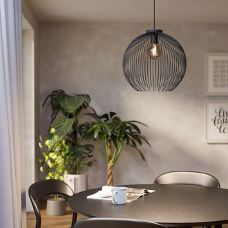 Eglo Eglo Venezuela Black Steel Pendant Light