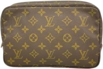 Louis Vuitton Pre-owned Clutches, female, Brown, Size: ONE SIZE Pre-owned Pouch