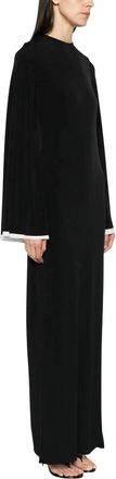 Darkpark Maxi jurk met ronde hals - Dames - Maxi kleedjes - Zwart - S - Kleedjes