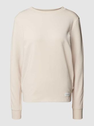 Tommy Hilfiger Sweatshirt mit Galonstreifen Modell ESTABLISHED in Beige, Gr&ouml;&szlig;e L