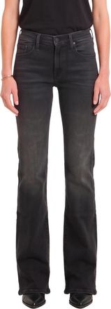 Mother Black Bootcut Low Rise Jeans