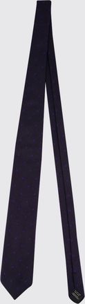 Tom Ford Cravatta in pura seta con micro fantasia a pois