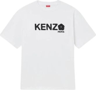 Kenzo Oversized T-shirt Boke Flower 2.0 - Dames - T-shirts - Wit - M - Katoen - Tops