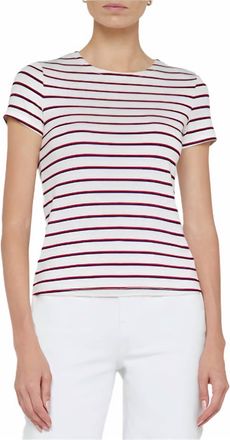 L'agence Ressi Crewneck Tee Top In Multi