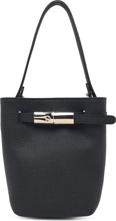 Longchamp Le Smart Flow zwarte leren tas