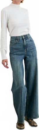 Rails Getty Pintuck Jean In Authentic Blue