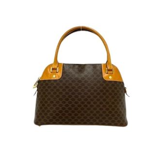 Celine Pre-owned Handbags, female, Brown, Size: ONE SIZE Pre-owned Macadam Triomphe Leather Handbag