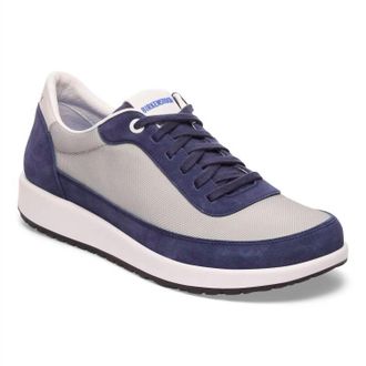 Birkenstock Mens Honnef City Sneaker In Indigo/taupe