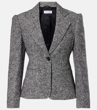 Max Mara Salmone wool and silk blazer