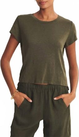 Velvet Casey Tee In Marsh