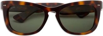 Marni Eyewear Zonnebril met geometrisch montuur - Bruin