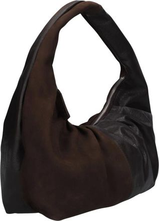 N&uacute;noo Dames, Tassen, Bruin, Maat: ONE Size Leer