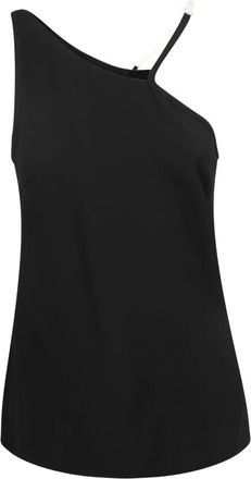 Givenchy Zwart T-shirt met Asymmetrische Band - Dames - Tops zonder mouwen - Zwart - XS - Tops