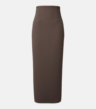 Khaite Winton cr&ecirc;pe maxi skirt