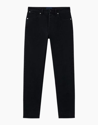 Stone Island Mens Stone Island Stretch Black Denim Rinsed Jeans - Cream - Size: 30/32