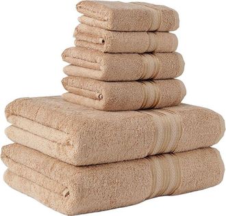 Luxury Home 6Pc Cotton Towel Set
