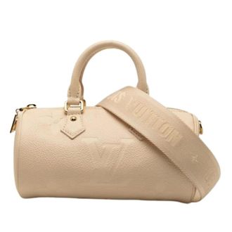 Louis Vuitton Pre-owned Papillon BB - Dames - Pre-owned - Beige - Maat: ONE Size Leer