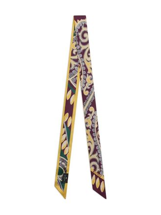 Etro paisley floral silk scarf - women - Silk - One Size - Red