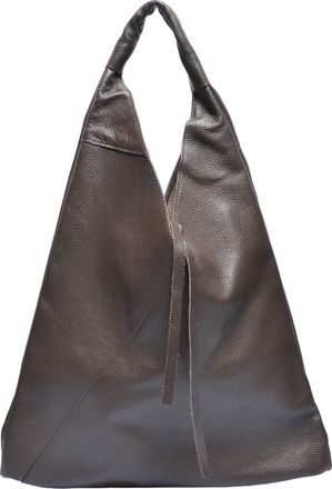 Anna Luchini Bordeauxrood Rundleer Tas