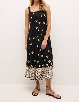 Marie Oliver Dixon Dress In Ceramic