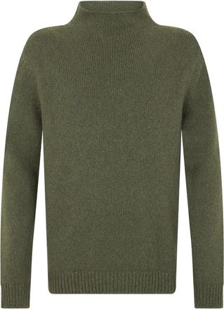 Fedeli Pullover met col - Heren - Coltruien - Groen - 2XL - Kasjmier - Truien & Vesten