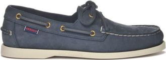 Sebago Docksides Portland Nubuck Boat Shoes in Blue Universe at Nordstrom, Size 10.5M