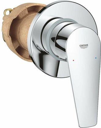 GROHE BauEdge - Miscelatore doccia ad incasso, con corpo incasso, cromo 29040001 - Grohe