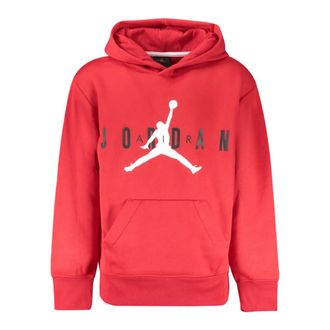 Nike Jordan Long-sleeved Hoodie Sweatshirt - male - Jordan - Kids Sweatshirts - Red - 11 Y - Kids