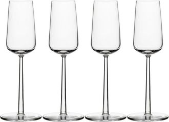 iittala Set Of 4 Essence Champagne Glasses