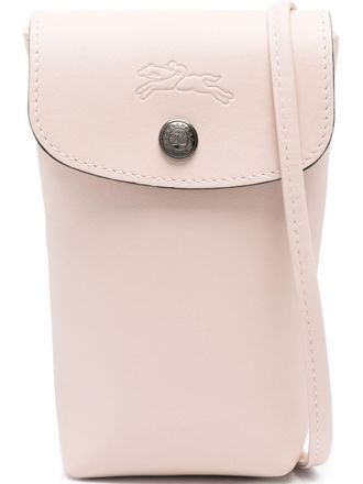 Longchamp Le Pliage Xtra phone case - women - Calf Leather - One Size - Pink