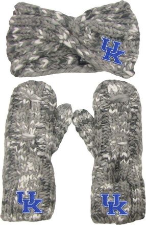 ZooZatZ Womens ZooZatz Kentucky Wildcats Logo Marled Headband and Mitten Set in Gray at Nordstrom