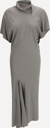 Rick Owens Abito midi asimmetrico Woman 44