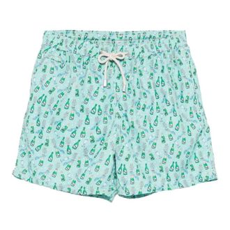MC2 Saint Barth Beachwear, male, Blue, Size: XL Lighting Micro Fantasy Sea Boxer