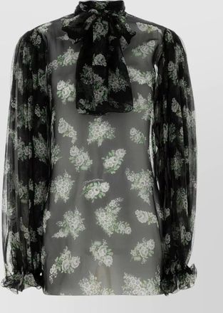 Dolce & Gabbana silk printed blouse