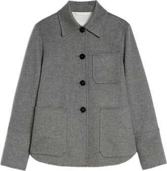 Jil Sander Camicia con orlo curvo - Grigio