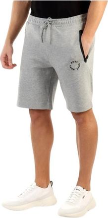 HUGO BOSS Regular Fit Shorts - Heren - Korte Broeken - Grijs - XL - Katoen - Korte Broeken