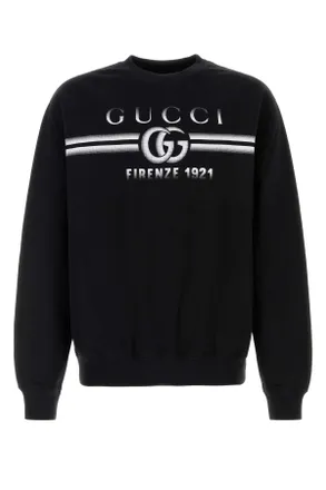 Gucci Black Cotton Sweatshirt