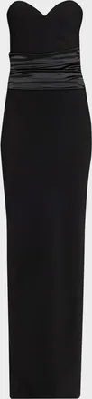 La Petite Robe Di Chiara Boni Veneta Strapless Sweetheart Column Gown
